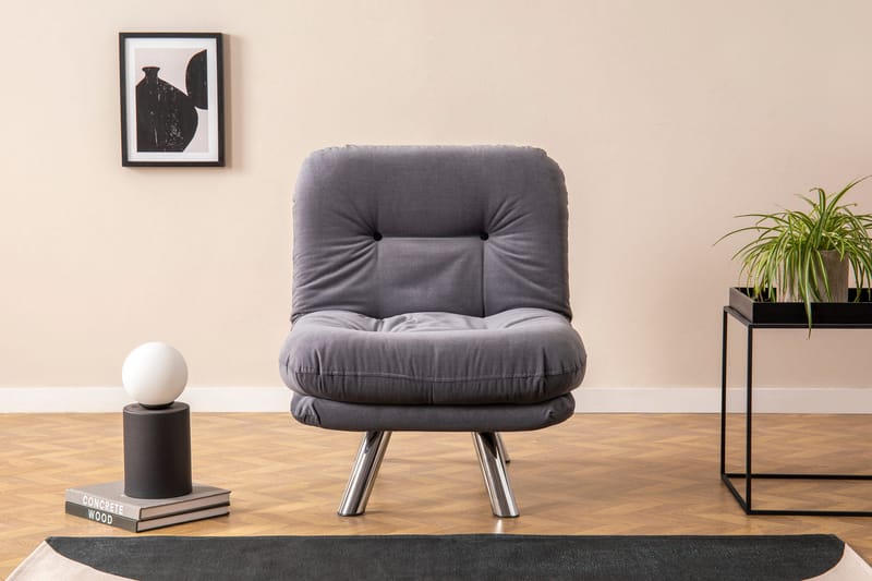 Sovelenestol Perc 110x70 cm - Grå - Møbler - Stoler - Lenestoler - Sengestol