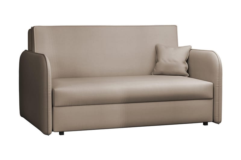 Sovesofa Viva - Beige - Fløyelslenestol - Sengestol