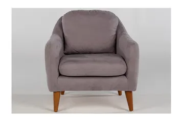 Sheku Lenestol med Armlene - Grå - Møbler - Stoler - Lenestoler