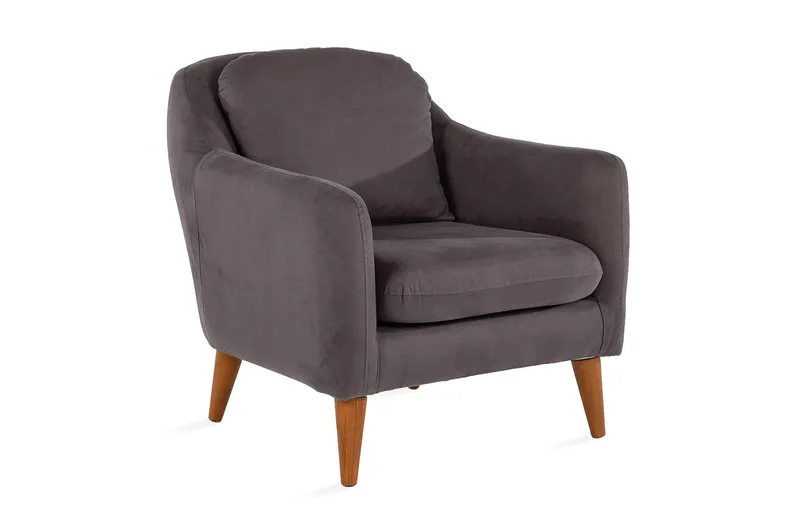 Sheku Lenestol med Armlene - Grå - Møbler - Stoler - Lenestoler