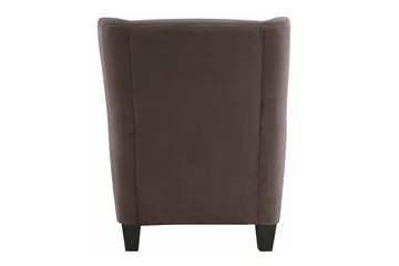 Silfa Lenestol Microfiber - Brun - Møbler - Stoler - Lenestoler - Ørelappstol