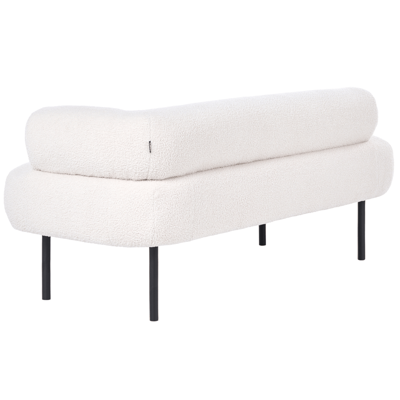 Sjeselong Mirmande høyrevendt - Off-White - Møbler - Sofaer - Fløyelssofaer