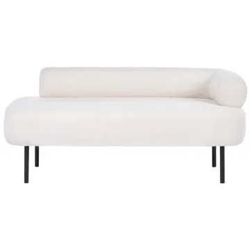 Sjeselong Mirmande høyrevendt - Off-White - Møbler - Sofaer - Fløyelssofaer