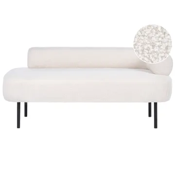 Sjeselong Mirmande høyrevendt - Off-White - Møbler - Sofaer - Fløyelssofaer