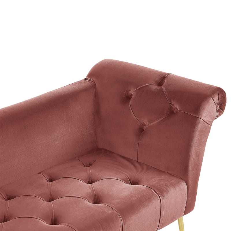 Sjeselong Nantilly - Rosa - Møbler - Stoler - Lenestoler - Liggestol