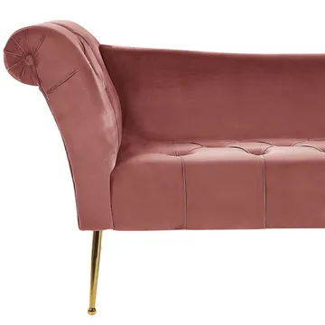 Sjeselong Nantilly - Rosa - Møbler - Stoler - Lenestoler - Liggestol