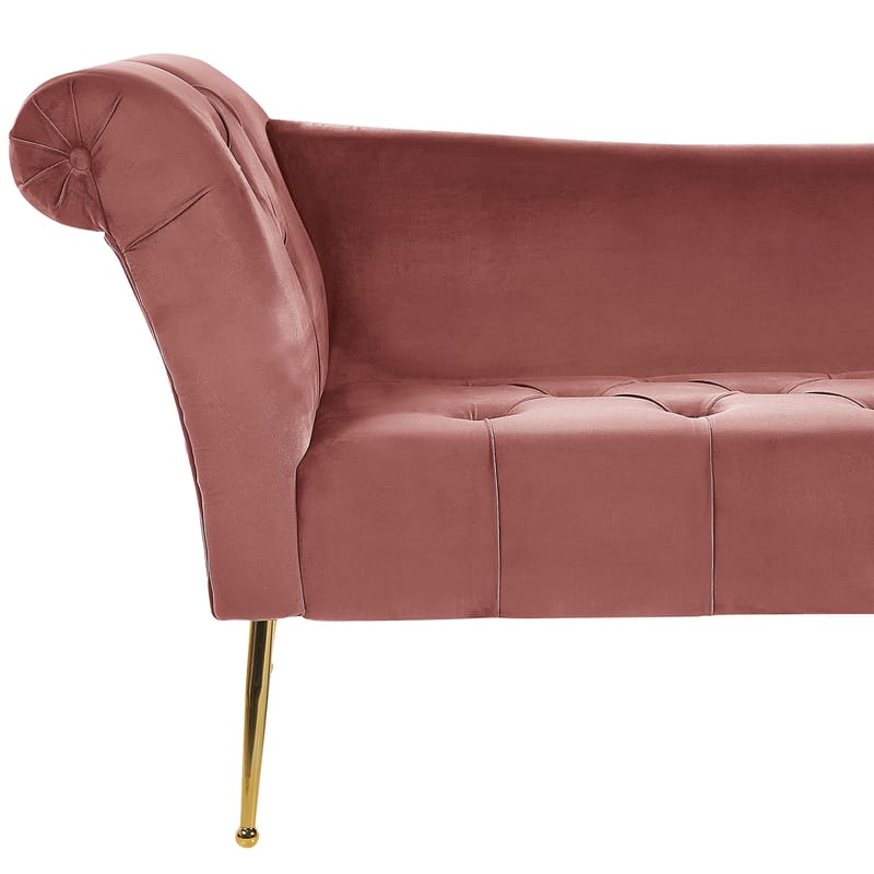 Sjeselong Nantilly - Rosa - Møbler - Stoler - Lenestoler - Liggestol