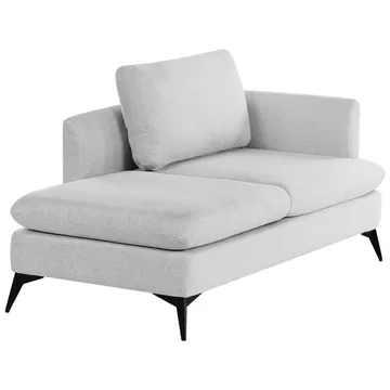 Sjeselong Sievoz - Grå, Svart/Høyrevendt - Møbler - Stoler - Lenestoler - Liggestol