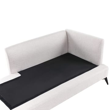 Sjeselong Sievoz - Lysebeige, svart/Høyrevendt - Møbler - Stoler - Lenestoler - Liggestol