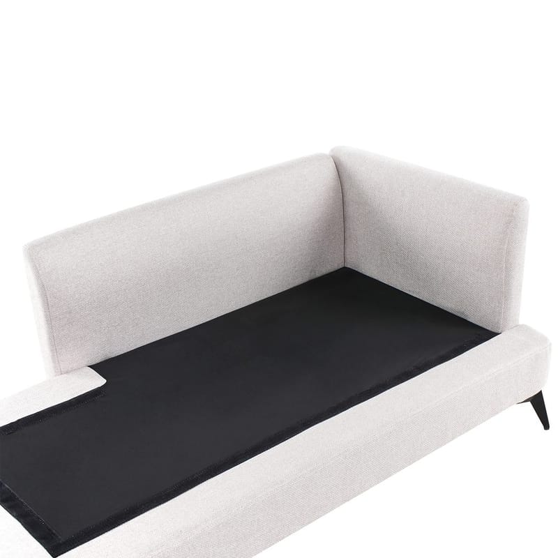 Sjeselong Sievoz - Lysebeige, svart/Høyrevendt - Møbler - Stoler - Lenestoler - Liggestol