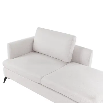 Sjeselong Sievoz - Lysebeige, svart/Venstrevendt - Møbler - Stoler - Lenestoler - Liggestol