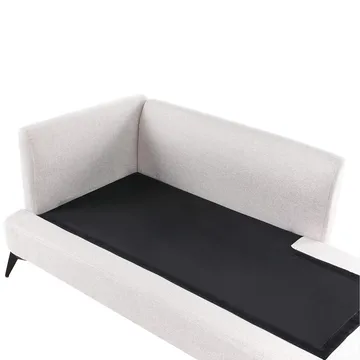 Sjeselong Sievoz - Lysebeige, svart/Venstrevendt - Møbler - Stoler - Lenestoler - Liggestol