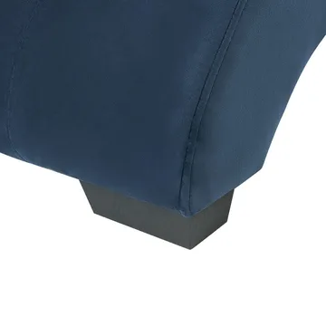 Sjeselong Simorre - Blå, svart, sølv - Møbler - Stoler - Lenestoler - Liggestol