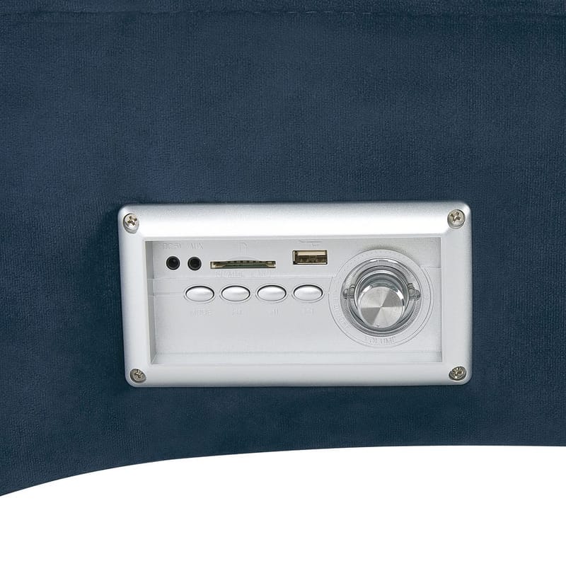 Sjeselong Simorre - Blå, svart, sølv - Møbler - Stoler - Lenestoler - Liggestol