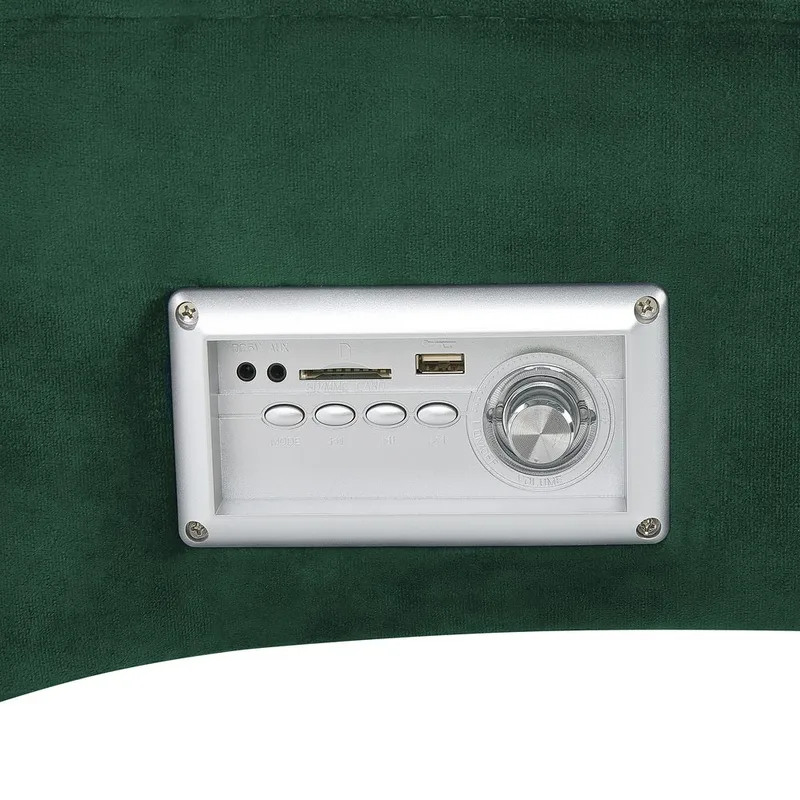 Sjeselong Simorre - Grønn, svart, sølv - Møbler - Stoler - Lenestoler - Liggestol