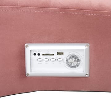 Sjeselong Simorre - Rosa, svart, sølv - Møbler - Stoler - Lenestoler - Liggestol