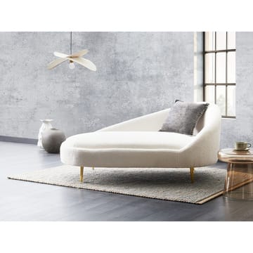 Sjeselong Valreas - Hvit, gull/Vendbar mot høyre - Møbler - Stoler - Lenestoler - Liggestol