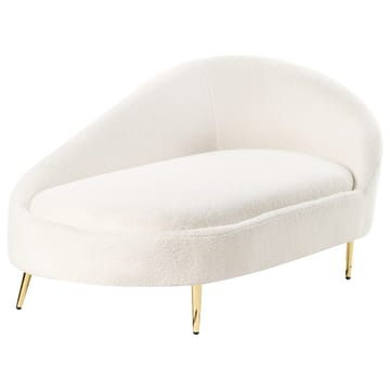 Sjeselong Valreas - Hvit, gull/Vendbar mot høyre - Møbler - Stoler - Lenestoler - Liggestol