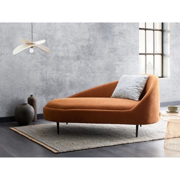 Sjeselong Valreas - Oransje, svart/Høyrevendt - Møbler - Stoler - Lenestoler - Liggestol