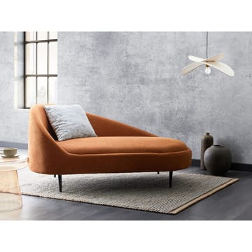 Sjeselong Valreas - Oransje, svart/Venstrevendt - Møbler - Stoler - Lenestoler - Liggestol