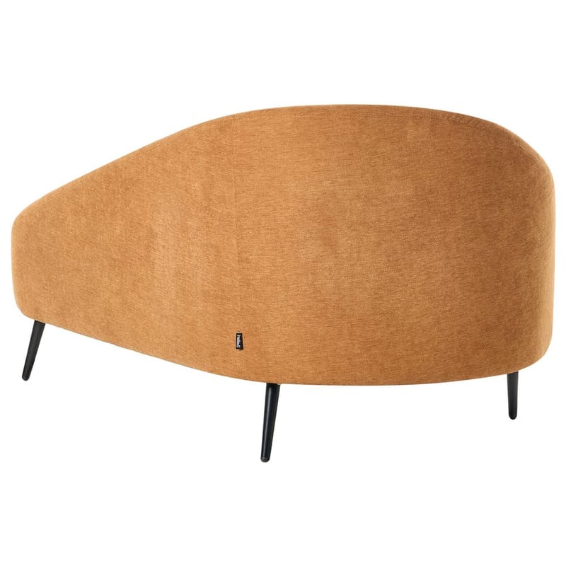 Sjeselong Valreas - Oransje, svart/Venstrevendt - Møbler - Stoler - Lenestoler - Liggestol