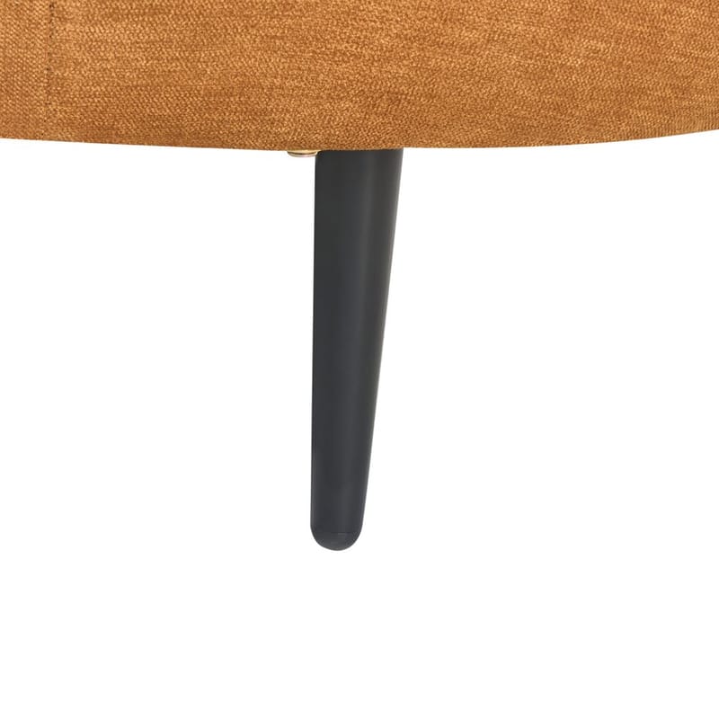 Sjeselong Valreas - Oransje, svart/Venstrevendt - Møbler - Stoler - Lenestoler - Liggestol