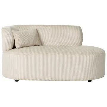 Sjeselong Vanvey venstrevendt - Lys beige - Møbler - Sofaer - Dagsenger