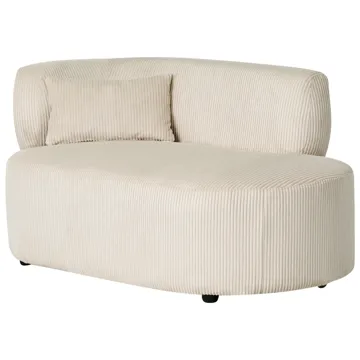 Sjeselong Vanvey venstrevendt - Lys beige - Møbler - Sofaer - Dagsenger