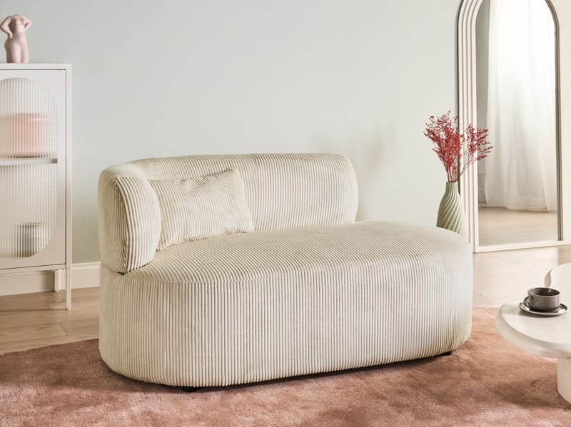Sjeselong Vanvey venstrevendt - Lys beige - Møbler - Sofaer - Dagsenger
