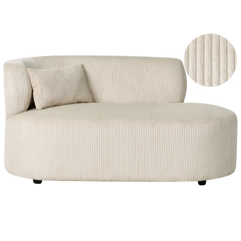 Sjeselong Vanvey venstrevendt - Lys beige - Møbler - Sofaer - Dagsenger