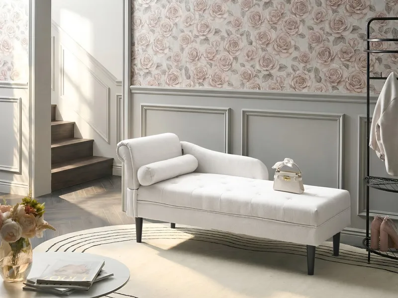 Sjeselong Yvoire venstrevendt - Off-White - Møbler - Sofaer - Dagsenger