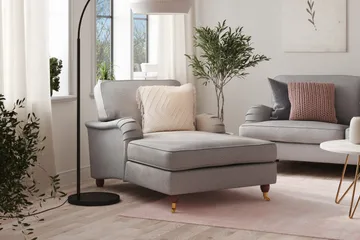 Howard Lyx Sjeselonglenestol - Grå - Møbler - Stoler - Lenestoler - Sjeselonglenestol & divanlenestol