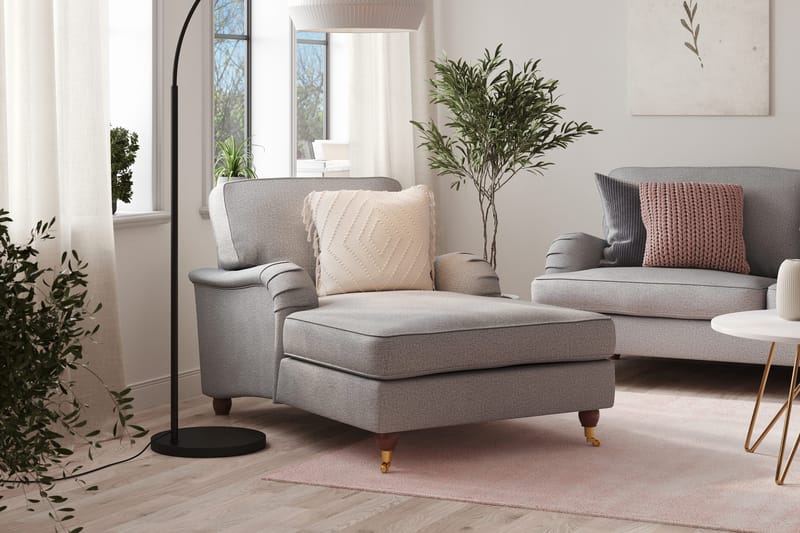 Howard Lyx Sjeselonglenestol - Gr å - Møbler - Stoler - Lenestoler - Sjeselonglenestol & divanlenestol