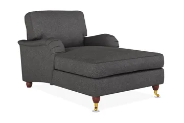 Howard Lyx Sjeselonglenestol - Mørkegrå - Møbler - Stoler - Lenestoler - Sjeselonglenestol & divanlenestol