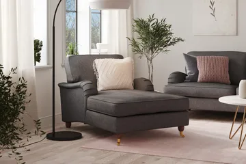 Howard Lyx Sjeselonglenestol - Mørkegrå - Møbler - Stoler - Lenestoler - Sjeselonglenestol & divanlenestol