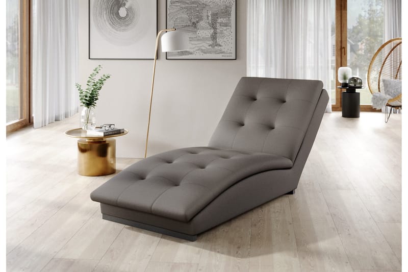 Manwi Sjeselonglenestol - Lys grå - Møbler - Stoler - Lenestoler - Sjeselonglenestol & divanlenestol