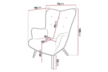 Skandynawi Lenestol - Møbler - Stoler - Lenestoler