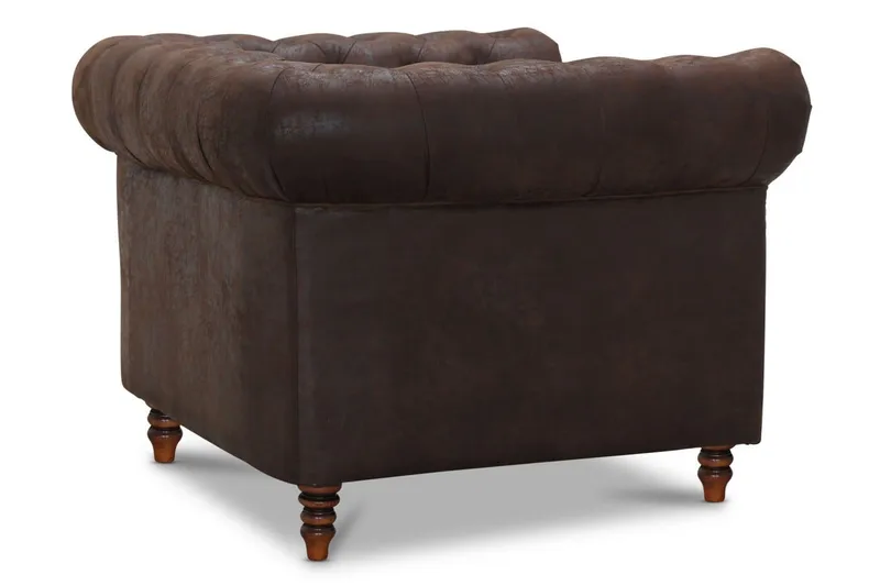 Cambridge Lenestol - Stoff vintage brun - Møbler - Stoler - Lenestoler - Skinnlenestol