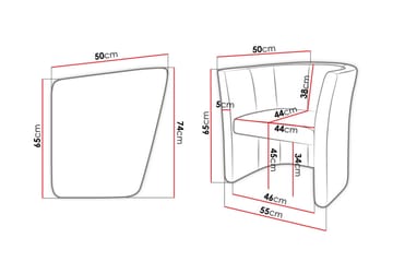 Lenestol Kubeek CUBA - Møbler - Stoler - Lenestoler