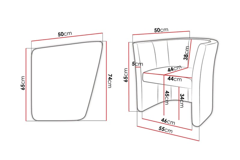 Lenestol Kubeek CUBA - Møbler - Stoler - Lenestoler