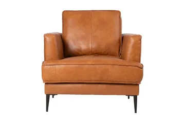 Leo Lenestol Lysebrun - Møbler - Stoler - Lenestoler - Skinnlenestol