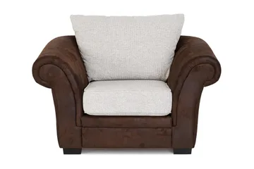 Toronto Lenestol - Brun/Beige - Møbler - Stoler - Lenestoler - Skinnlenestol