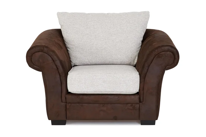 Toronto Lenestol - Brun/Beige - Møbler - Stoler - Lenestoler - Skinnlenestol