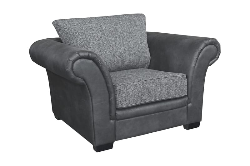 Toronto Lenestol, Svart/Mørkegrå