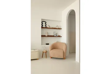 Slon Öronlappsfåtölj - Beige - Møbler - Stoler - Lenestoler - Ørelappstol