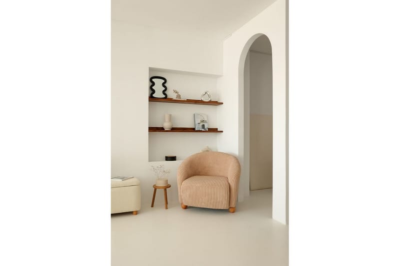 Slon Öronlappsfåtölj, Beige