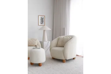 Slon Teddy Lenestol - Hvit - Møbler - Stoler - Lenestoler