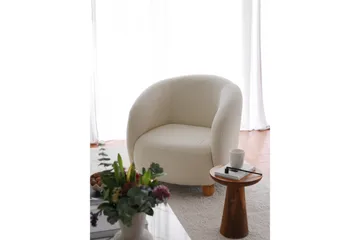 Slon Teddy Lenestol - Hvit - Møbler - Stoler - Lenestoler