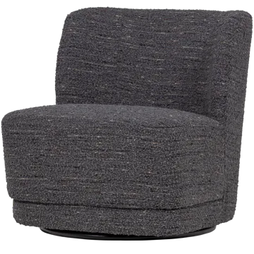 Snurrestol Atty - Grå melange - Møbler - Stoler - Lenestoler