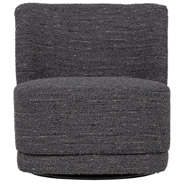 Snurrestol Atty - Grå melange - Møbler - Stoler - Lenestoler